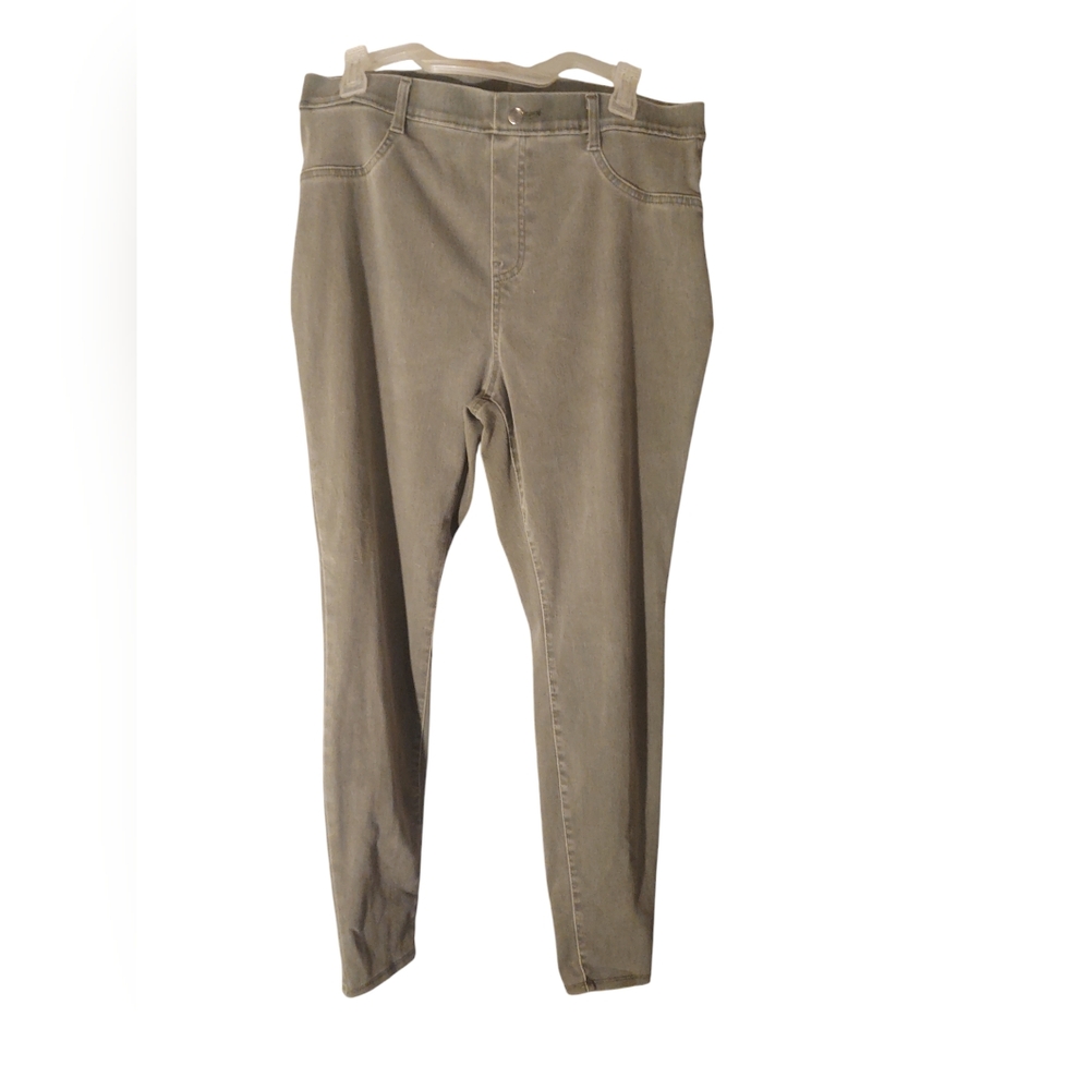 Sage skinny leg jeans